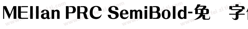 MEllan PRC SemiBold字体转换
